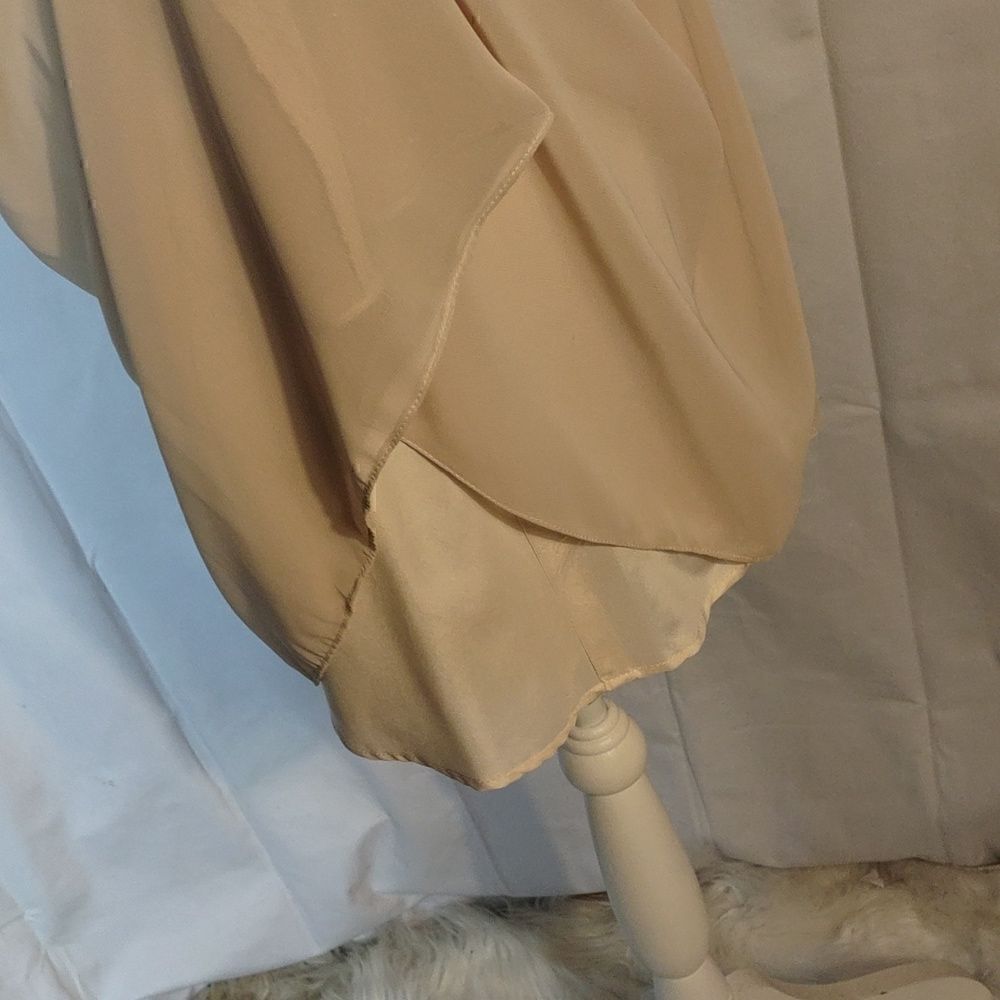 Bari Jay One Shoulder Chiffon Dress - Picture 4 of 7